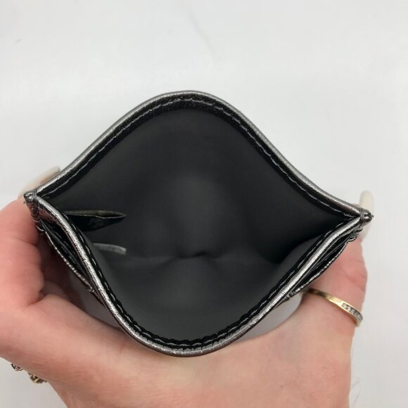 Coach Gun Metal Quilted Pillow Leather Essential  Card Case - Picture 10 of 10